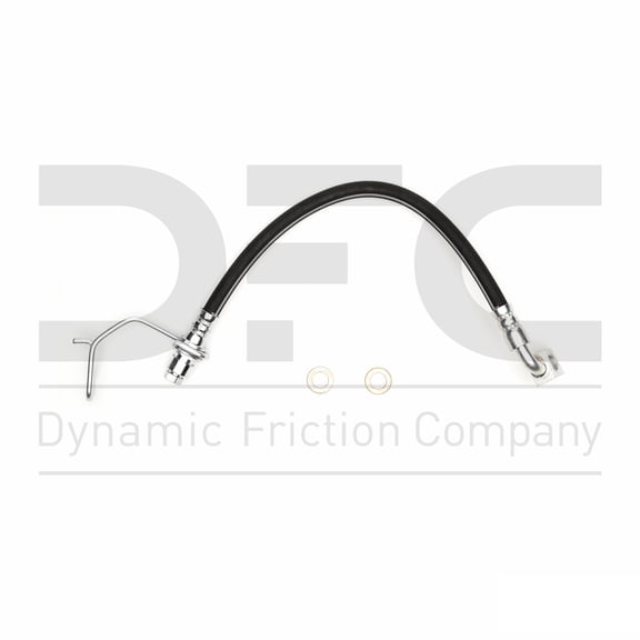 Rear Left Dynamic Friction Company Brake Line Hose 350-42048 For 2008-2012 Jeep Liberty