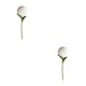 thumbnail image 3 of Bewildely 10 piezas de flor de simulación duradera para decoración del hogar DIY o decoración de fiesta ramo de boda Artificial Blanco 2Conjunto, 3 of 6