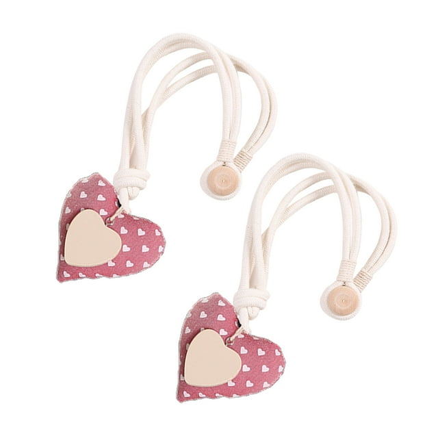 Accesorios decorativos Bearachild para cortina algodón decoración del hogar 2 uds rojo