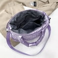 thumbnail image 4 of Yaoyar Women's Tote Bag Large Shoulder Bag,Tote Padded Winter Handbag Space Tote Bag Feather Shoulder Bag Shopping Home Storage and Organization On clearance, 4 of 6