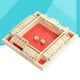 thumbnail image 4 of EeaseMX Juego de mesa digital de madera de cuatro caras, divertido juego para padres e hijos, ideal para fiestas, viajes, guarderías y juguetes educativos (rojo), 4 of 7