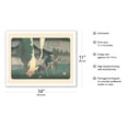 thumbnail image 2 of Karuisawa-shuku Station - from Sixty-nine Stations of Kiso Road - Vintage Japanese Ukiyo-e Woodblock Print by Hiroshige, Eisen c.1800s - Fine Art Matte Paper Print (Unframed) 11x14in, 2 of 4