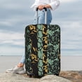 thumbnail image 4 of Wukai Lilies Flowers Elastic Luggage Cover: Personalized Protection for Your Suitcase - Fits 19~29-inch, Washable & Durable Travel Companion-X-Large, 4 of 8