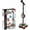 Black, variant on Pekkaxy All-in-One Microphone Toy, Karaoke Machine for Kids, Fun Singing Toy with Adjustable Stand & Colorful Lights, Karaoke Microphone for Kids Singing Song