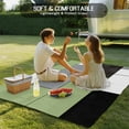 thumbnail image 5 of Fsddascl Sage Green Black Grey Outdoor Rug for Patio/Deck, Non-Slip Large Area Rug 6 x 9 Ft, Modern Irregular Geometric Abstract Indoor Outdoor Rugs Washable Area Rugs, Reversible Camping Rug Carpet, 5 of 5