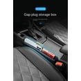 thumbnail image 3 of Car storage package car seat gap storage box gap plug anti-leakage strip interior supplies, black, 3 of 14