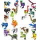 thumbnail image 1 of Dinosaurios jurásicos, Tiranosaurio Rex Wyvern Velociraptor Stegosaurus, bloques de construcción, juguetes para niños, dinosaurio, figura de anime, 1 of 5