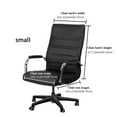 thumbnail image 4 of Office Chair Covers,High Stretch Waterproof Solid Color Removable Washable Universal Chair Protector Spandex Jacquard Chair Slipcovers for Office Desk Chair-small-Khaki, 4 of 6