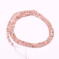 thumbnail image 2 of 2strands Natural Strawberry Quartz Beads Strands Faceted Round 3mm Hole: 0.5mm about 180~189pcs/strand 15.7 inch(40cm), 2 of 3