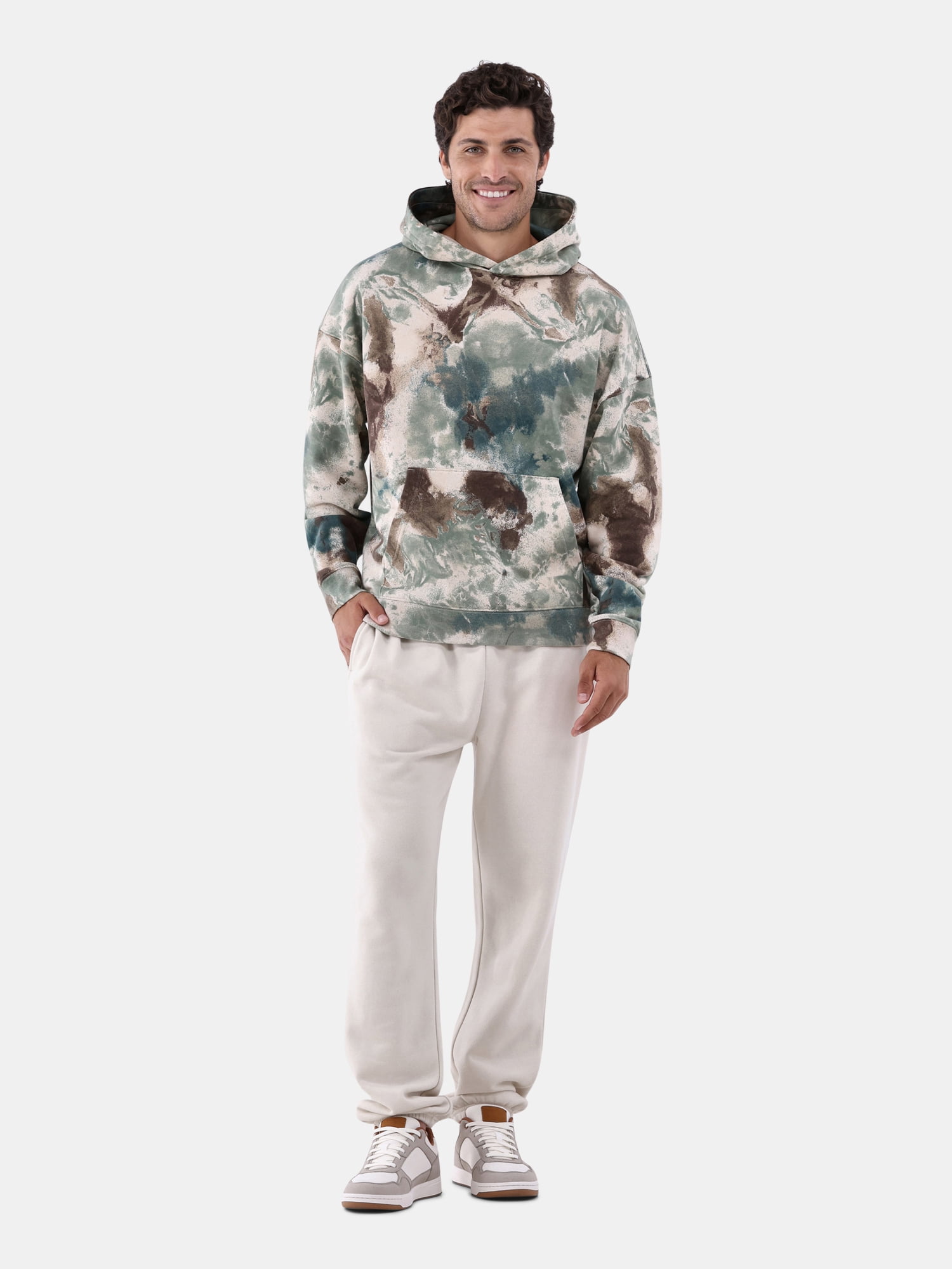 No Boundaries All Gender Soft Fleece Jogger Pants, 30" Inseam, Men's and Big Men's