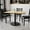Natural, variant on BizChair 30'' x 48'' Rectangular Walnut Laminate Table Top with 24'' Round Table Height Base