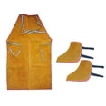 thumbnail image 1 of 1 Par de Zapatos de Protección para Soldaduras Cubierta de Polainas Resistente a La Inflamación Y Delantal Macarena Sombrero de zapatos de protección de soldadura, 1 of 8