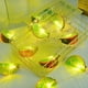 thumbnail image 2 of Cadena de alambre de cobre con 10 luces LED para una decoración creativa del hogar. Lindas luces LED con forma de kiwi, 2 of 8