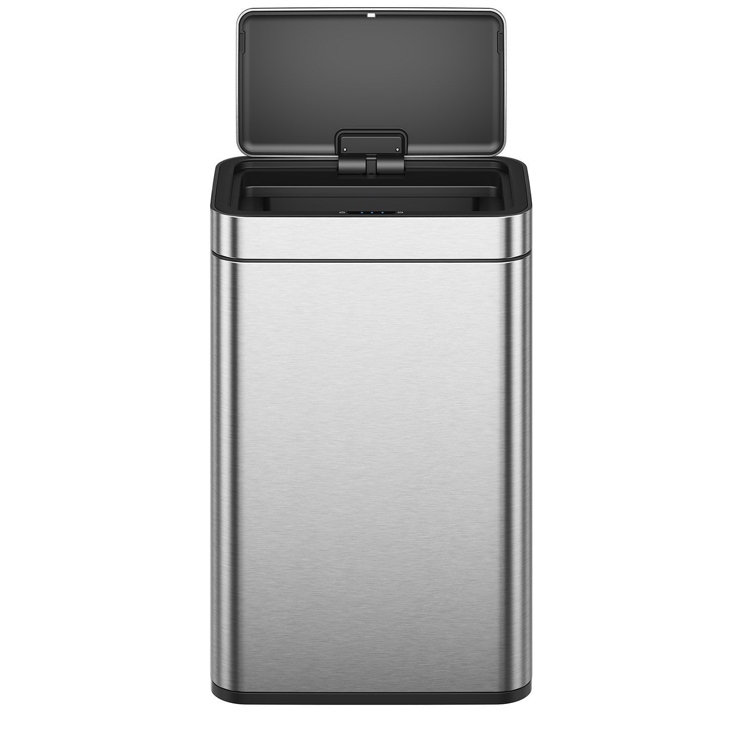 EKO Matte Stainless Steel Motion Sensor Kitchen Trash Can 13.2 Gallon