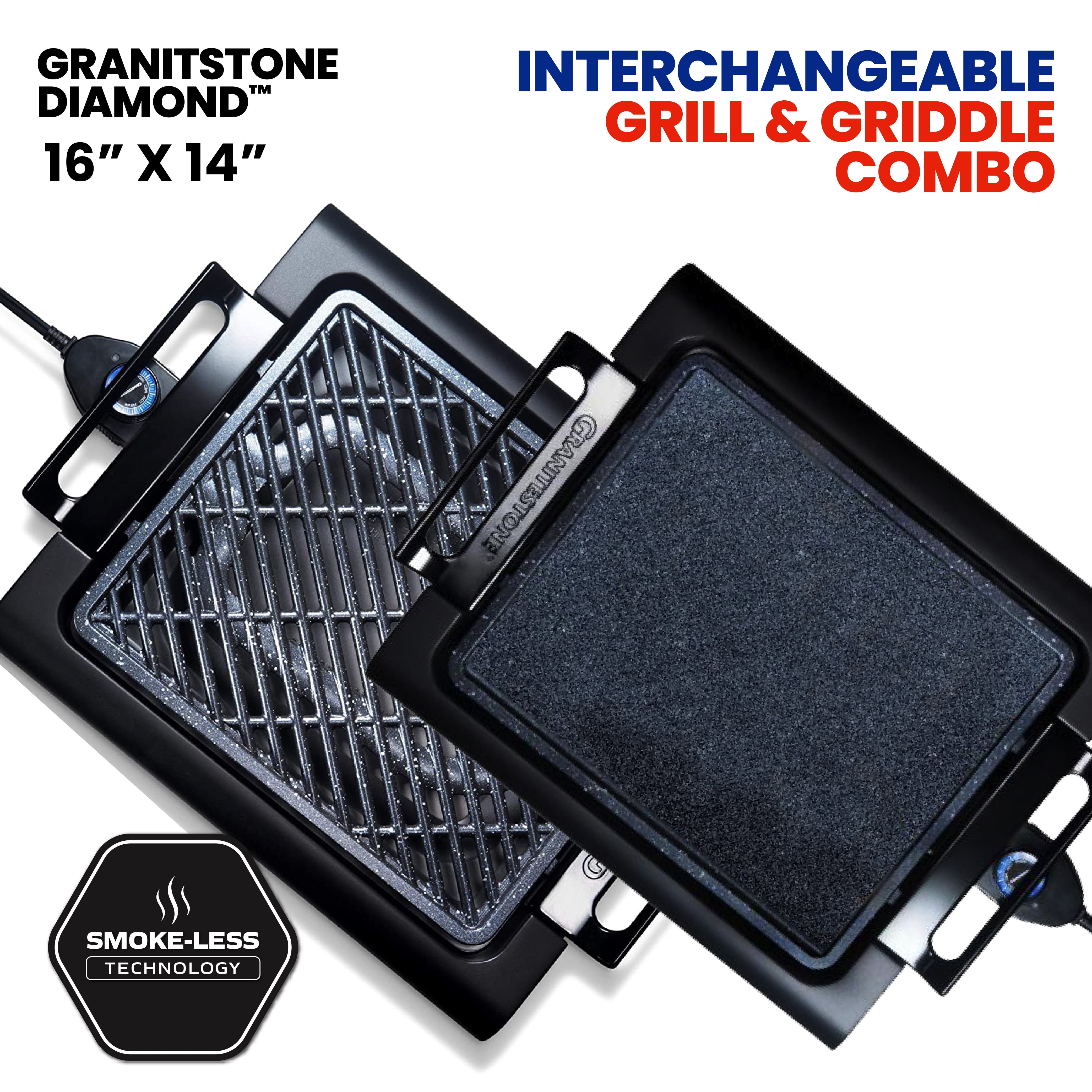 Granitestone Smokeless Indoor/ Outdoor Grill –