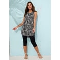 thumbnail image 2 of Roaman's Women's Plus Size Sleeveless Angelina Tunic, 2 of 5