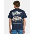 thumbnail image 3 of Chevrolet Silverado Men's & Big Men's Vintage Style Heavyweight Graphic Tee Shirt, Sizes S-2XL, 3 of 5