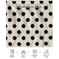 thumbnail image 5 of Wave Point Black Wrap Around Bed Skirts for California King Bed 16" Drop,Bed Skirt with Adjustable Elastic Belt Dust Ruffle Bed Valance Modern Minimalist Geometric on Linen Bed Frame Cover, 5 of 7