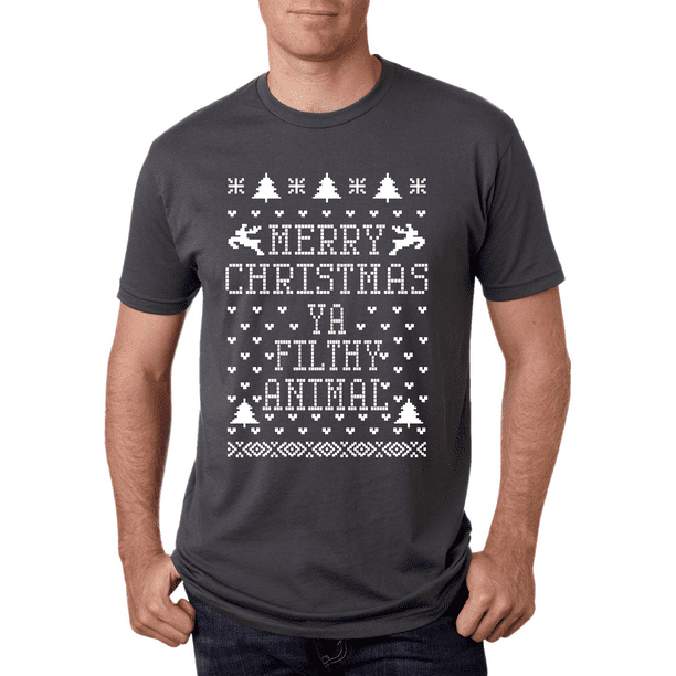merry christmas ya filthy animal youth shirt
