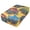 Orange Monster Truck, variant on Premium Soft Fitted Sheet for Blow Up Bed Mattress Sheets with Zipper for Camping Office Bedroom, Red Blue Astronaut Print