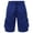 Royal Blue, variant on J. METHOD Mens Light Comfy Elastic Drawstring Fleece Cargo Sweat Shorts [NEMP07]