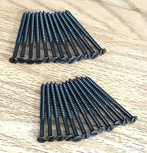 Flat Head Slotted Wood Screws #9 X 2 1/2 Inch, This is for a Package of 24