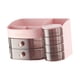 thumbnail image 3 of Estuche organizador de maquillaje, organizador de escritorio con portabrochas, estante de almacenamiento fijo Rosa, 3 of 9