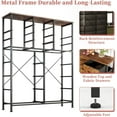 thumbnail image 5 of MUTUN Tall Dresser for Bedroom, Fabric Dresser Storage Tower with 18 Drawers, Chest of Drawers Organizer Unit, Storage Cabinet, Hallway, Closets, Steel Frame, Rustic Brown, 5 of 14