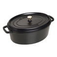 thumbnail image 1 of STAUB La Cocotte 8 L Cast Iron Oval Cocotte, Black, 1 of 8