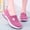 Purple, variant on EliteGoogv Womens Walking Shoes Mesh Upper Round Toe Slip On Flat Shoes for Women Non Slip Rubber Sole Lightweight Casual Footwear US :7.5