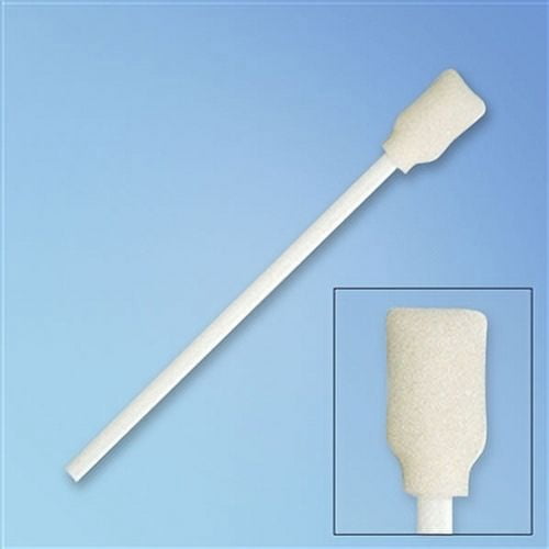 Puritan PurSwab Foam Swab, Small Rectangular Tip, 5" Poly Shaft, 1000/case