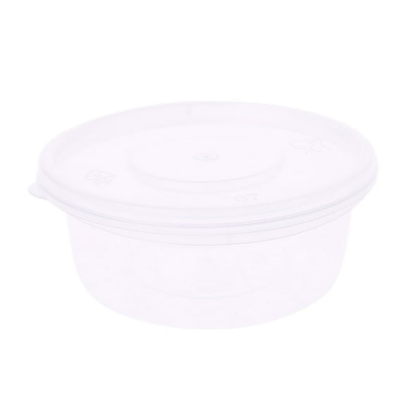 10pcs Kitchen Disposable Plastic Sauce Cup Pot Chutney Container With Lid Slime