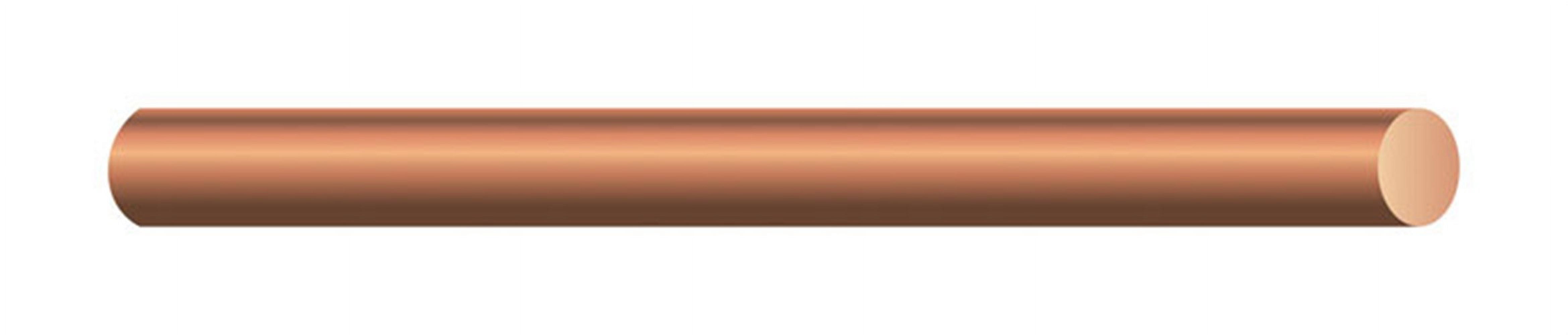 Bare Solid Copper Grounding Wire, 4 Gauge, 200 Ft. Per Roll