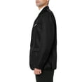 thumbnail image 3 of INSPIRE CHIC Men's Blazer One Button Notched Lapel Chest Pocket Front Flap Blazer M Black, 3 of 5