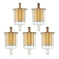 thumbnail image 4 of Bgsha 3/8\" Universal Fuel Filters Industrial Tractors Cars Trucks Motorcycles 5 PCS, 4 of 8