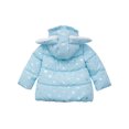 thumbnail image 4 of Rokka&Rolla Baby Girls' Infant Fleece Puffer Jacket -Toddler Warm Winter Coat, Sizes 6-24M, 4 of 7