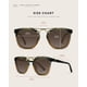 thumbnail image 4 of Gafas de Sol WearMe Pro Demi Polarizadas Vintage Cuadradas para Mujer, 4 of 7