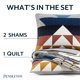 thumbnail image 2 of Juego de edredón Pendleton Explorer Full/Queen, azul y gris, 2 of 8