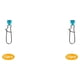 thumbnail image 2 of Aparejos de Pesca Naiovety Paquete de 12 Conector de Diapositivas de Plomo Verde 2Conjunto, 2 of 6