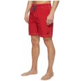 thumbnail image 2 of Traje de baño Nautica para hombre, estándar, liso, de secado rápido, rojo, 2 of 4