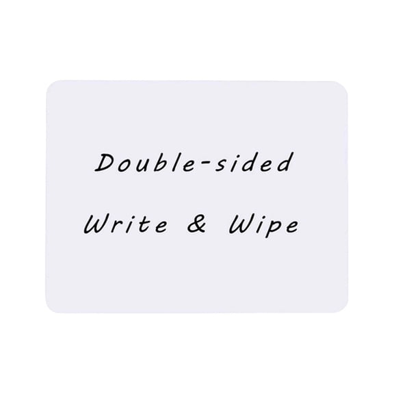 Double Sided Whiteboard Reusable Writable Portable Board for Crafting Meetings Planning and Creativity A4