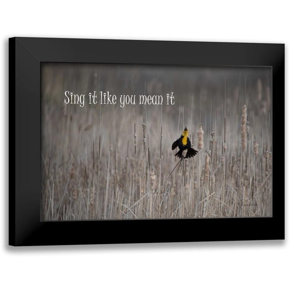 Murdock, Ramona 14x11 Black Modern Framed Museum Art Print Titled - Sing