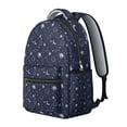 thumbnail image 3 of Celestial Outer Space Students Backpack Galaxy Starry Night Nebula Cosmic Design, Lightweight and Wear-Resistant School Bag for Student and Student, 3 of 6
