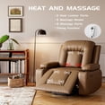thumbnail image 4 of Power Lift Recliner Chair - Heat and Massage,Recliner Massage Chair,Adjustable Furniture for Back,Legs,PU Leather Electric Lift Chair Designed for The Elderly and People with Mobility impaired, 4 of 7
