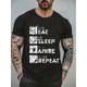 thumbnail image 1 of Japanese Print Men's Short Sleeve Round Neck T-shirt Casual Regular Fit Graphic Tee Loungewear Pajama Top for Summer, 1 of 6
