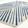 thumbnail image 5 of Alfa Rich 4x6 Area Rugs, Ultra-Thin Geometric Grey Blue Rug, Non-Slip Machine Washable, Easy Clean, Pet Friendly Rugs, 5 of 6