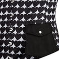 thumbnail image 4 of Grebrafan Corset Medieval Brocade Underbust Plus Pirate Top Black 5XL, 4 of 5