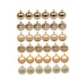 thumbnail image 2 of GUOOL 36Pcs Christmas Balls Ornaments Hanging Assorted Shatterproof Christmas Tree 6cm Aureate, 2 of 9