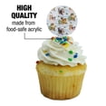 thumbnail image 3 of Kittens Cats and Butteflies Pattern Cupcake Picks Toppers Decoration Set of 6, 3 of 7