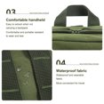 thumbnail image 4 of Sac de Rangement Extérieur Chasse Camping Randonnée Randonnée Accessoires de Survie Pochette de Taille Pêche Alpinisme Poche en Tissu Oxford Khaki, 4 of 6